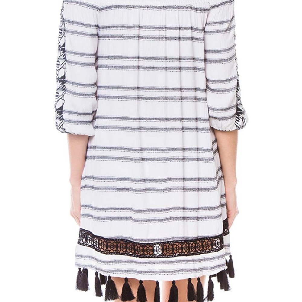 muche et muchette woven tassel dress coverup - Picture 2 of 8
